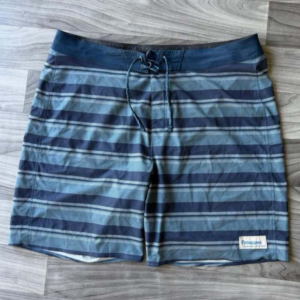Patagonia Vintage Y2K Striped Board Shorts